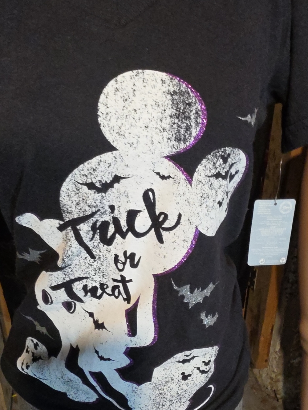 Girls' Black Halloween 'Trick or Treat' Graphic Tee